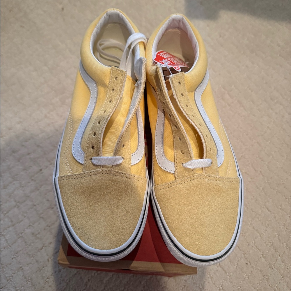 Vans Yellow Suede Sneakers